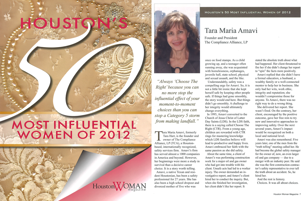 Houston's 50 Most Influential Women of 2012
